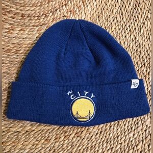 '47 Golden State Warriors Blue Knit Beanie, One Size